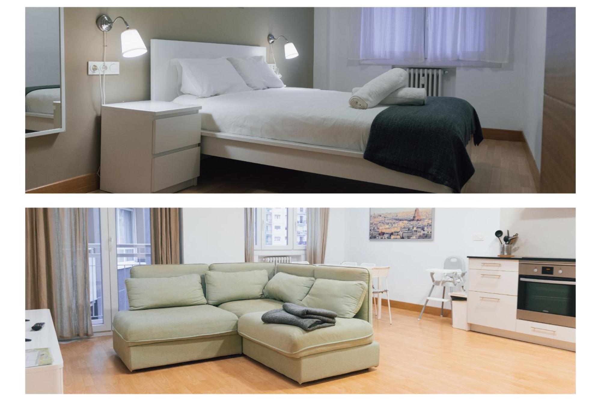 Apartamento Familiar Reformado En Amara, Estadio Anoeta, Donostia-Сан Себастиан Екстериор снимка